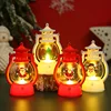 Santa Claus Hanging Lantern Light LED Christmas Lamp Candle Light Retro Small Oil Lamp Merry Xmas Party Home Decor New Year 2025 1