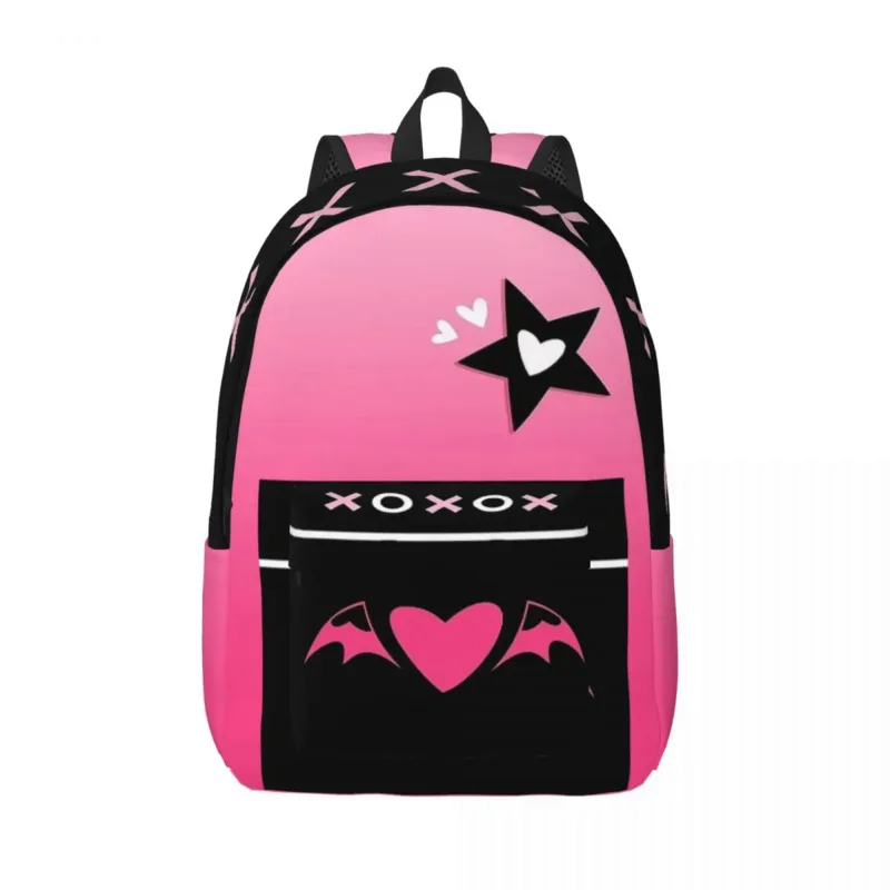 

Helluva Verosika Backpack for Boy Girl Kids Student School Bookbag Canvas Daypack Preschool Primary Bag Sports