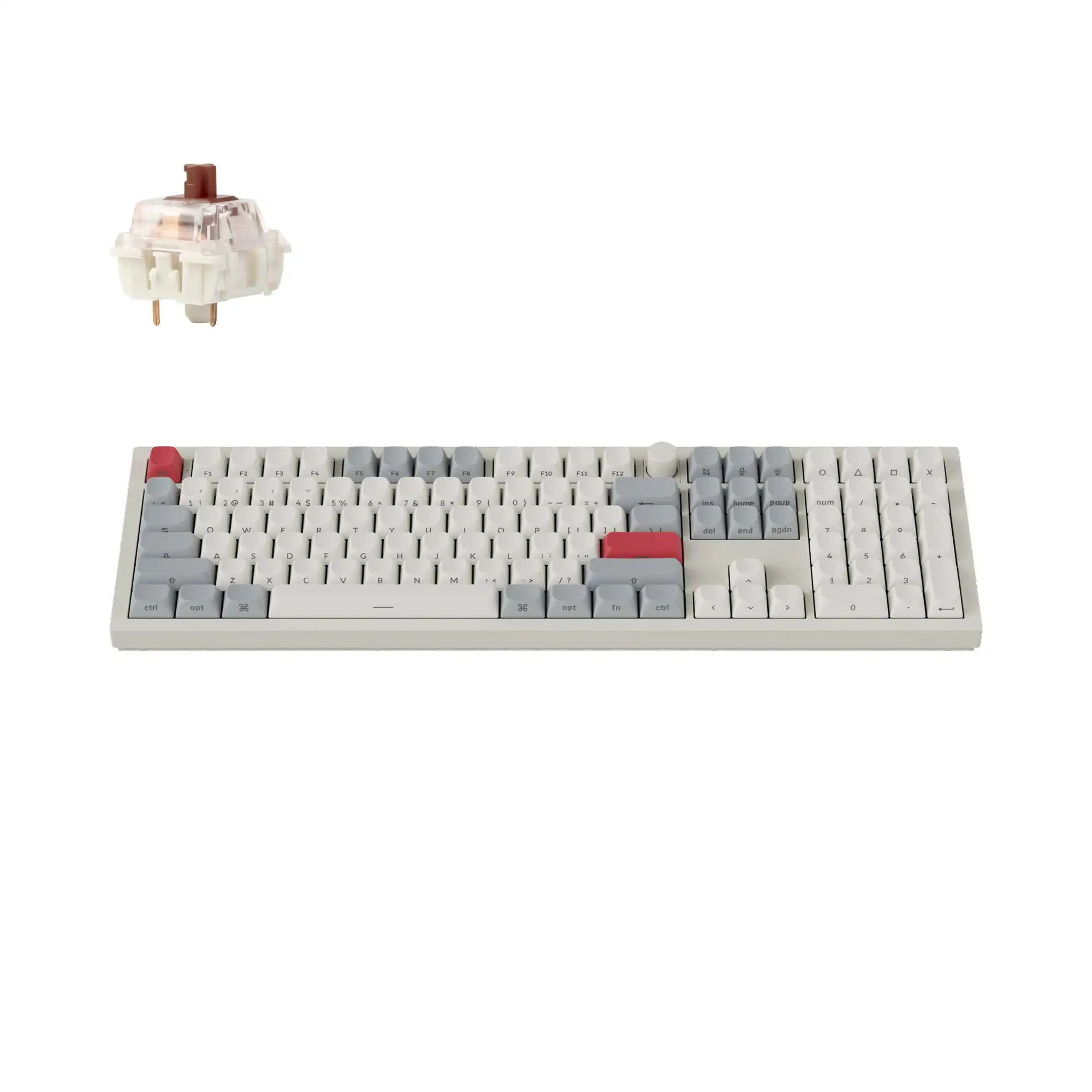Keychron Q6 Max US (赤軸) 20934-73T7K-Keychron-Q6-Max-w-
