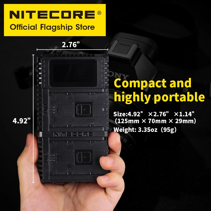 NITECORE USN4   ī޶ ,   USB   , NP-FZ100 ͸,  ͸ Ȱȭ
