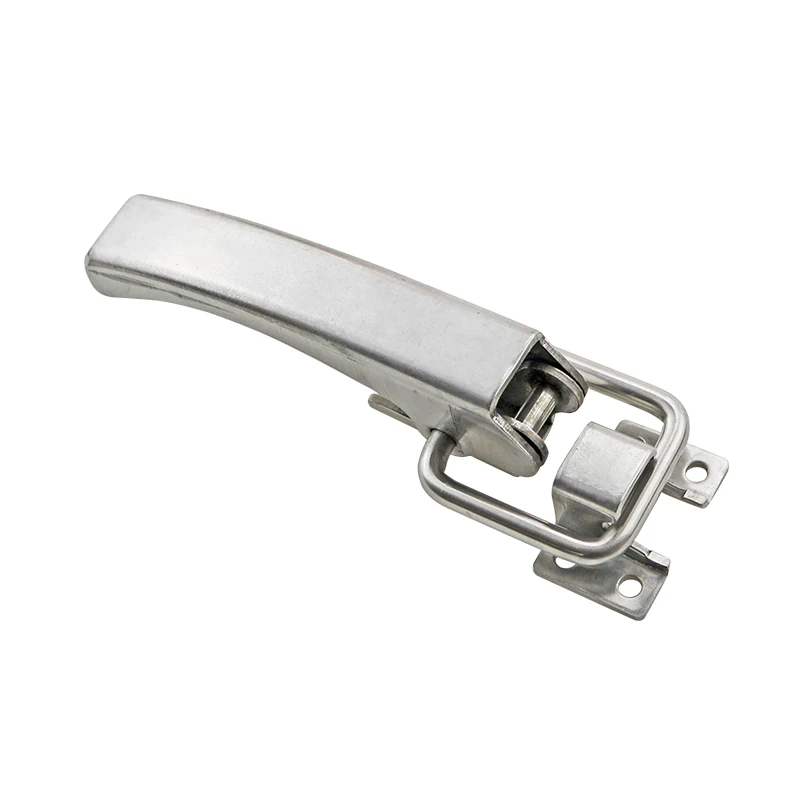 304 Stainless Steel Special Vehicle Toggle Latch Door Handle Lock With Spring Loaded Tension