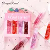 Rolling Bead Lip Oil Set of Four Moisturizing Lotion, Hydrating Roller Ball Mouth Oil, Anti-Drying, Colorless and Transparent 4