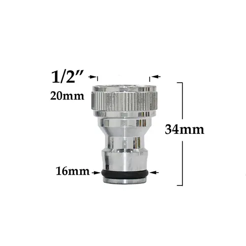 1/2'' 5/8" 3/4'' 1'' Brass Hose Quick Connector Water Stop Fitting Copper Thread Tap Coupling Garden Watering Gun Adapter - Image 18
