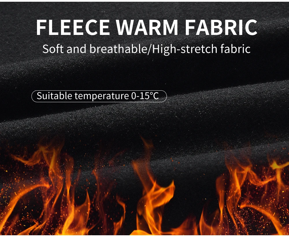 WOSAWE Winter Cycling Jacket Outdoor Warm Fleece Coat Thermal Bike Jacket Mtb Bicycle Jersey Windproof Reflective Windbreaker