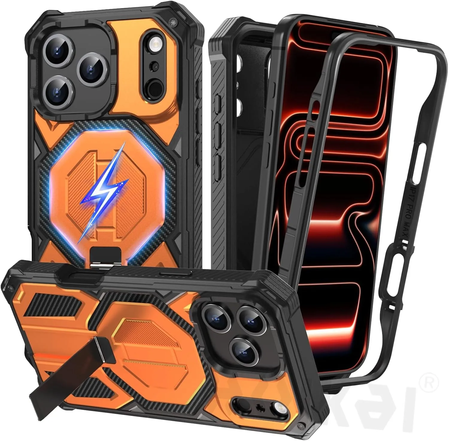 Magnetic Military Grade Shockproof Protective Phone Case