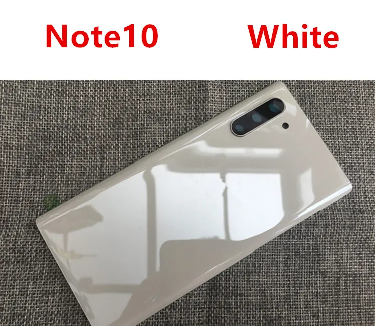 Note10 Housing For Samsung Galaxy Note 10 N971 N970 6.3" Glass Battery Back Cover Repair Replace Door Rear Case + Camera Lens S1bc5a382c8b04c4b86ba9ab43b081b99Q