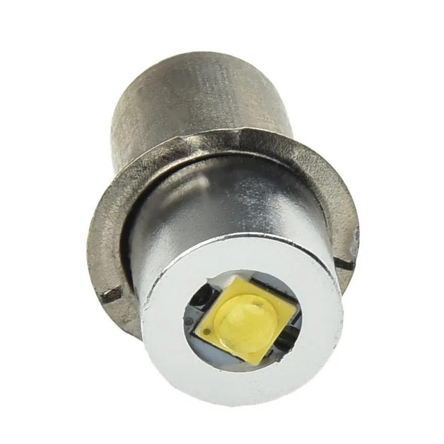 Flashlight Torch Bulb Led Flashlight Bulb Replacement 300 LM 3W 5-30V Ceramic Lamp Holder High Bright P13.5S Useful