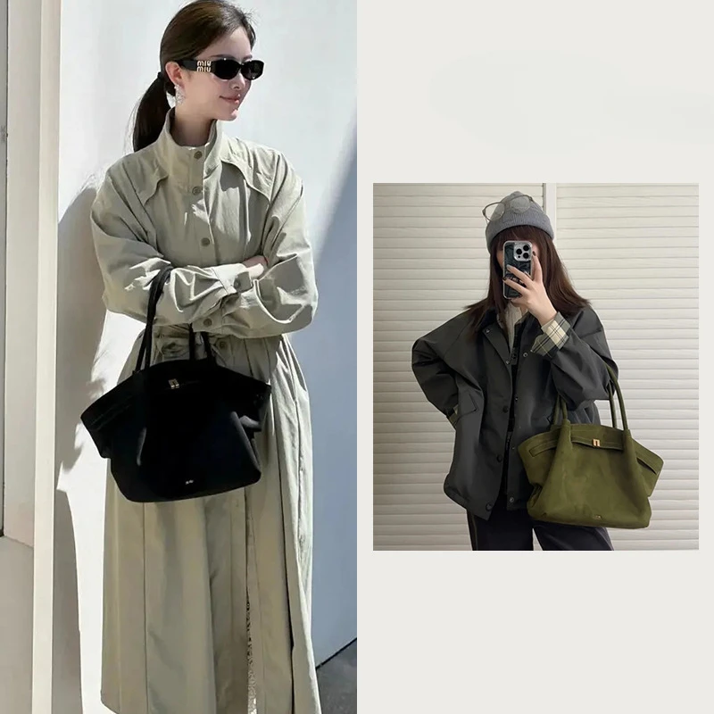 Autumn and Winter Deerskin Velvet Underarm Bag Women's Large Capacity Vintage Tote Bag Fashion All-Matching Female Commuter