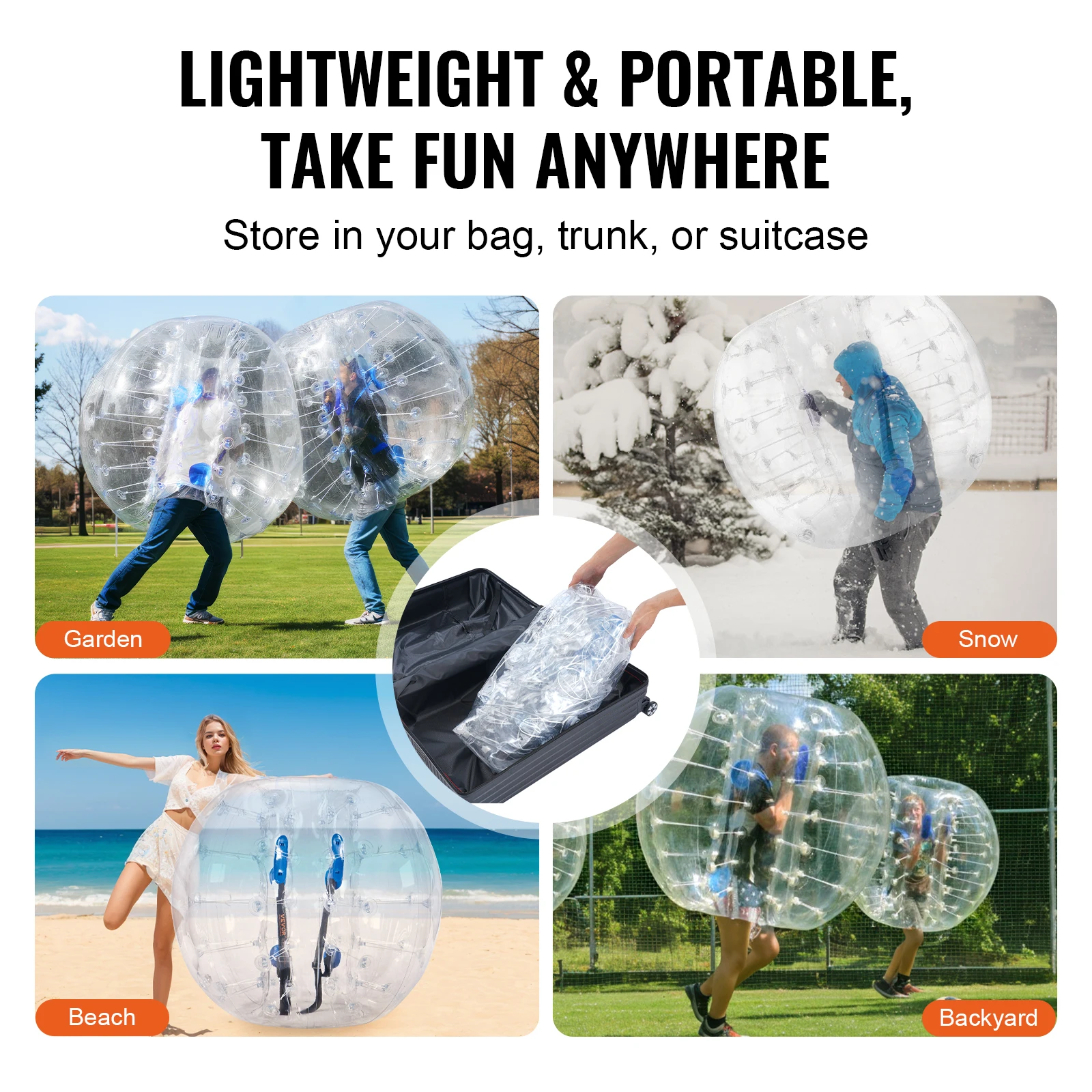 Inflatable PVC Bumper Balls for Teen and Adult Fun