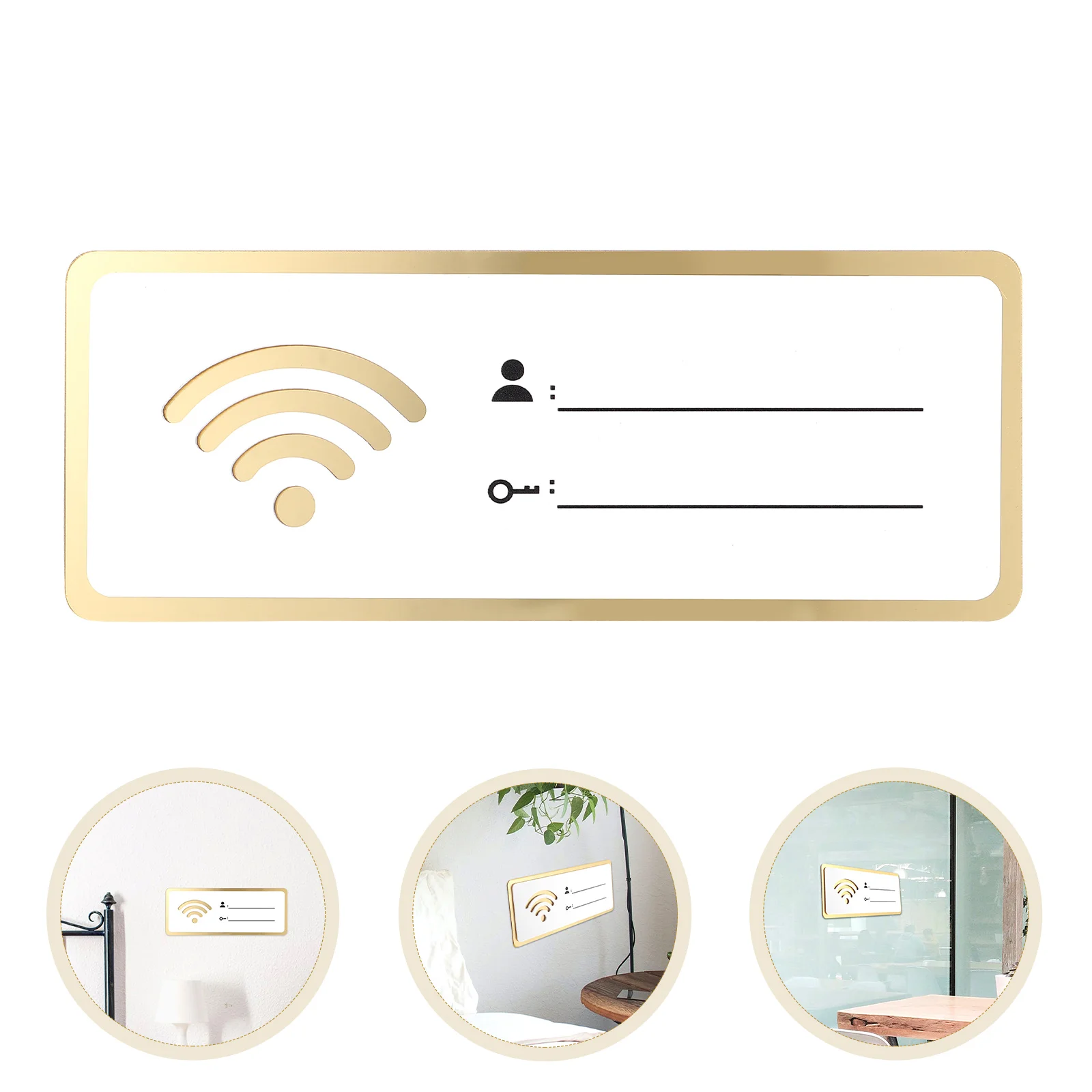 

Logo Logo Logo Wooden Decorationsations Boards Password Wall Plaque Acrylic Wireless Network Hotel Guest Board