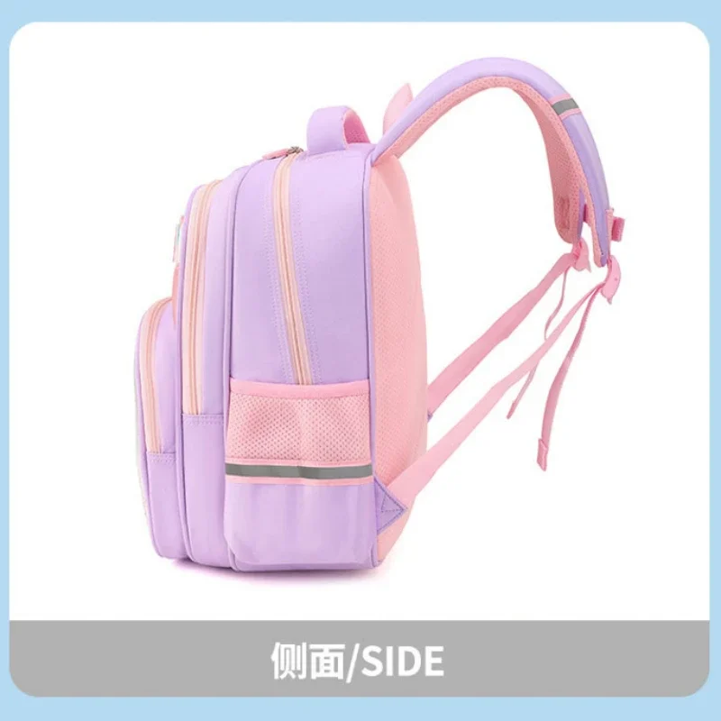 Hello Kitty Primary School Bag Girls Large Capacity Backpack 1-6th Grade Cartoon Cute Kuromi Children's School Backpack