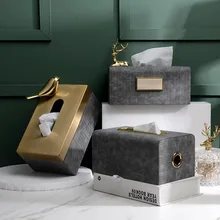 

Napkin Paper Towel Holder Home Car Paper Towel Box With Lid Stand Decoration Coffee Table Coffee Table Desktop Organizer tray se