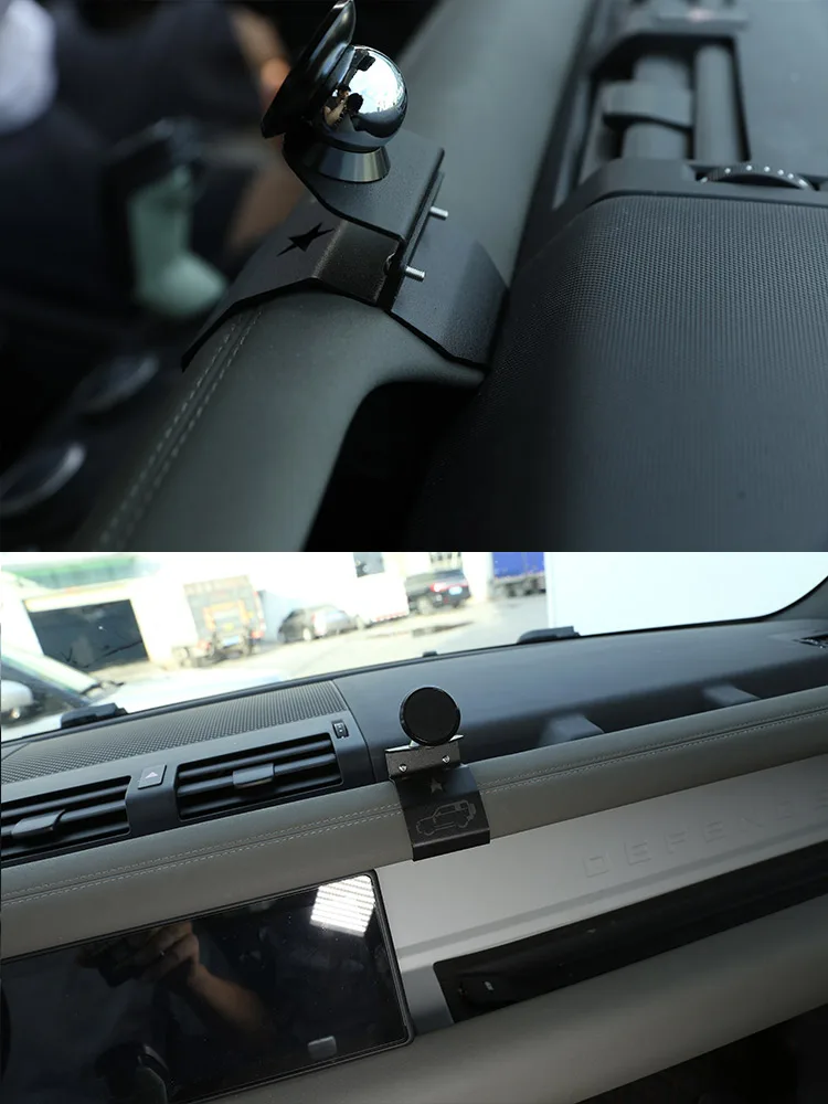 Für Land Rover Defender 110 2020 2021 2022-2025 Center Konsole Dashboard Air Vent Handy Halter Auto zubehör – Detail 2
