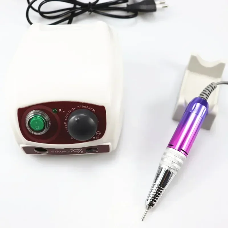 Strong 207b  Nail Drill 65W 35000 Machine Cutters for Electric Manicure Nail Drill Milling Manicure Machine Polish Nail File 4