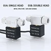 Fish tank CO2 solenoid valve Regulator generator control waterproof flame retardant single and double head CO2 solenoid valve 3