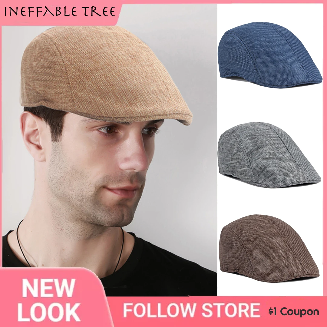 

Classic Newsboy Caps for Men Women Vintage Gatsbay Hat Irish Outdoor Cabbie Beret Spring Painter Hat Driver Hat Beret for Male