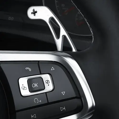For VW Golf 7 7.5 GTI MK7 GTE GTD RLINE Volkswage Polo Scirocco Jetta GLI Car Steering Wheel Paddle Shift Extend Shifter Sticker - Image 2