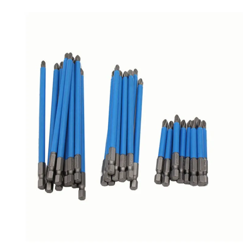 90mm 150 mm Cross non-slip drill bits batch Head PH2 screwdriver set S2 strong magnetic wind batch head screwdriver head bits