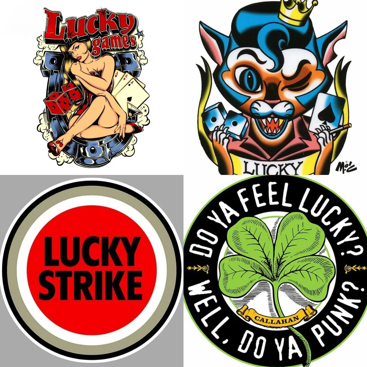 

Car Sticker Lucky Game Poster Girl Sticker Car Trunk Decoration-JDM Accessories