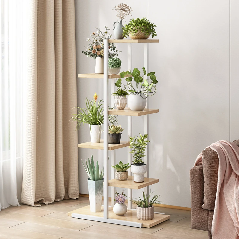 dodelijk Kaap Storen Woonkamer planten planken vloer tot plafond licht luxe indoor potten staan  smeedijzeren meerlaags metalen staande bloembed| | - AliExpress