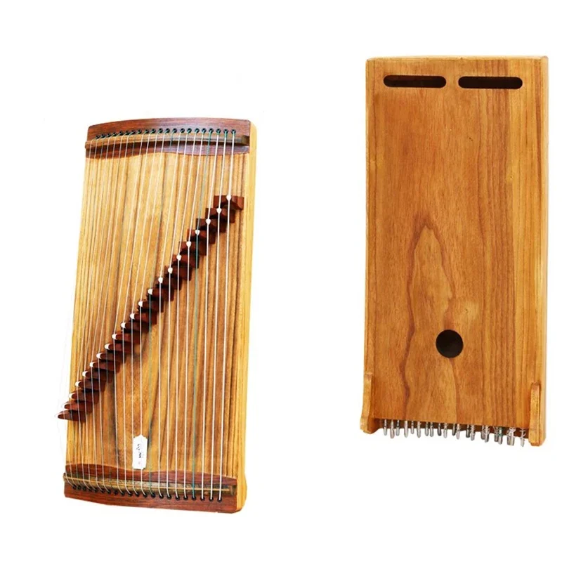 Children's Beginner Practice Small Guzheng Portable Performance Professional Semi Zheng 21 String Mini Musical Instruments