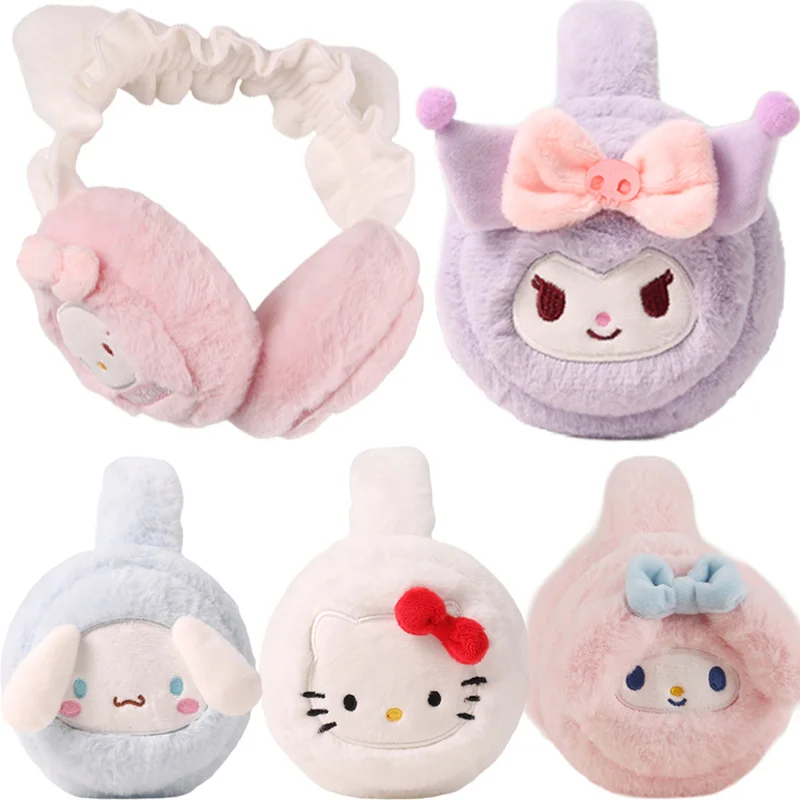 OriginalKawaiiMyMelodyCinnamorollKuromiHelloKittyStuffedWinter