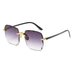 Chic Frameless Gradient Women's Sunglasses (PURPLE)