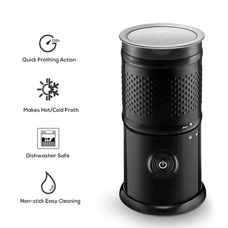 Automatic Milk Frother Milk Steamer Electric Hot/Cold Espresso Coffee Maker Companion Multi-function Electric Milk Foam Machine 6