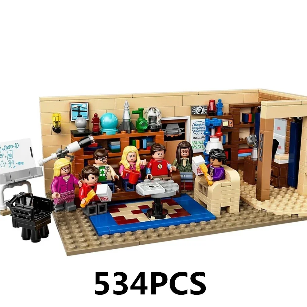 

IN STOCK 21302 Big Bang Ideas Theory Street View Moc Architecture Brick Modular Model Building Blocks Kid Toys Christmas Gift