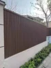 Wood Plastic With Metal Decoration Panel Composite Fence 2
