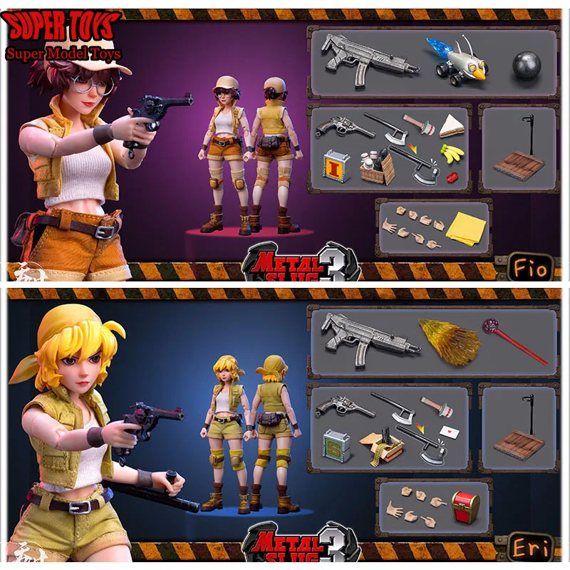 

Оригинальная студийная коллекционная игрушка TUNSHI 1/12, полный комплект, металлическая слизь, 3 красивых сестры, ФИО Эри, 6 дюймов, Женская экшн-фигурка солдата