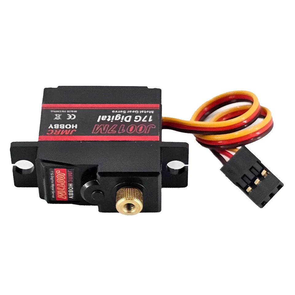 Kikumi Servocomando Sterzo Per Auto RC - 17g 5 Linee - Ricambio Per Modelli Suchiyu 16101/16102/16103/16201 - Durevole E Reattivo - 4