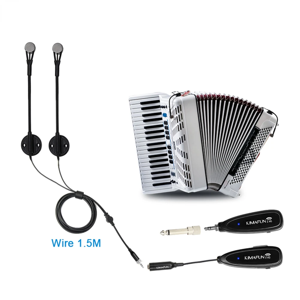 

Factory Wholesale Perfect Sound Microphone Accordion Wireless For Instrument KM-CX710