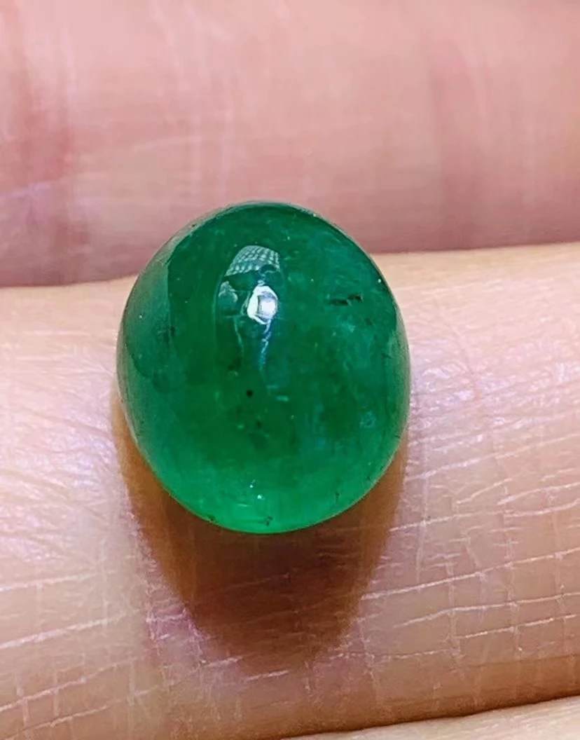 1pcs/lot natural boutique oval emerald pendant ring face bare stone can be inlaid ring pendant necklace etc