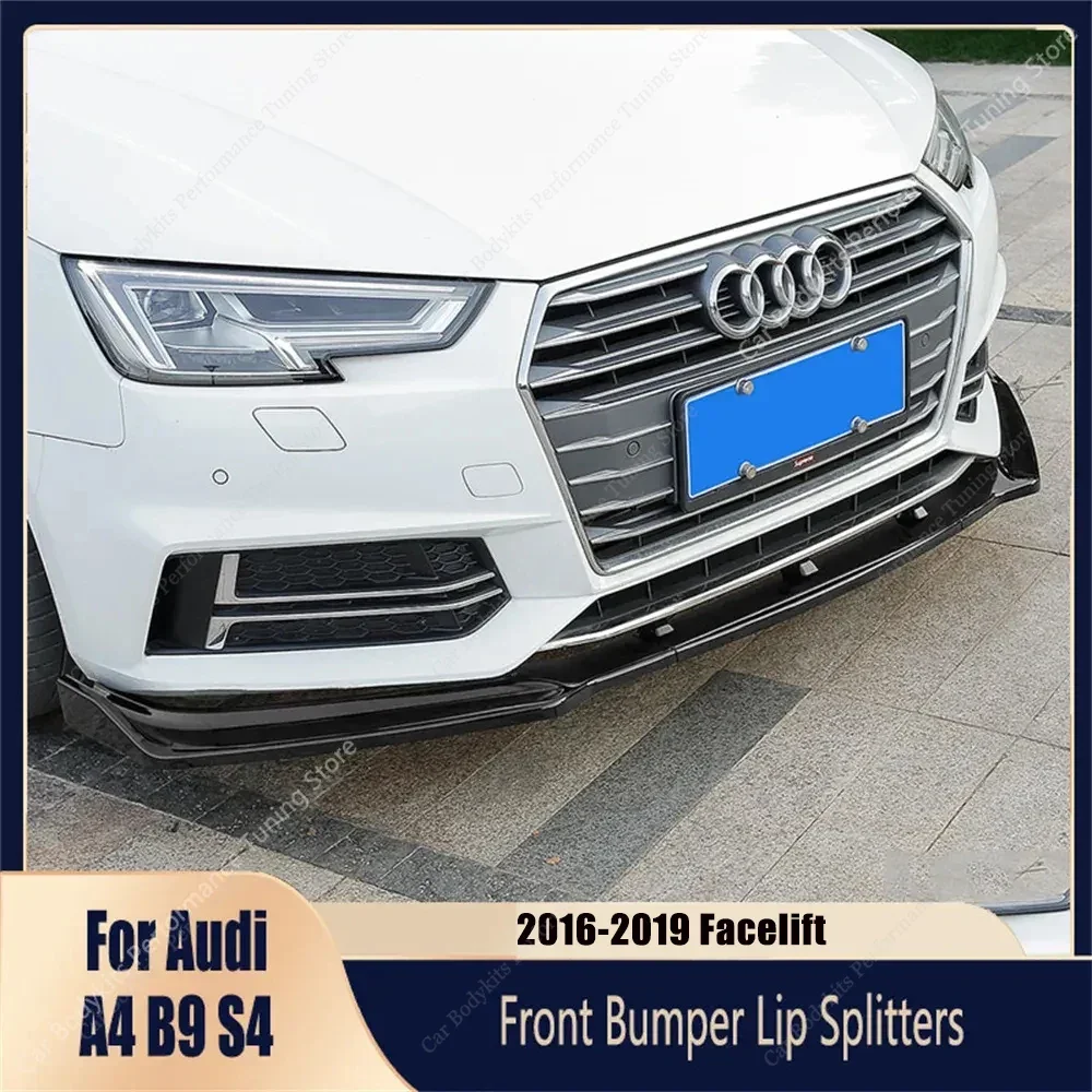 

3 шт., автомобильный передний бампер для Audi A4 S4 B9 8 Вт 2016-2019
