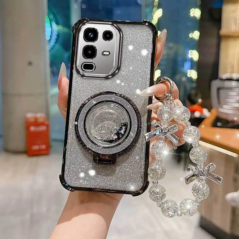 3-in-1 Phone Case Set with Lanyard and Circular Stand