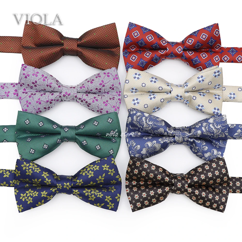 

45 Colors Jacquard Striped Geometry Paisley Bowtie Polyester Men Butterfly Hot Business Daily Casual Party Gift Cravat Accessory