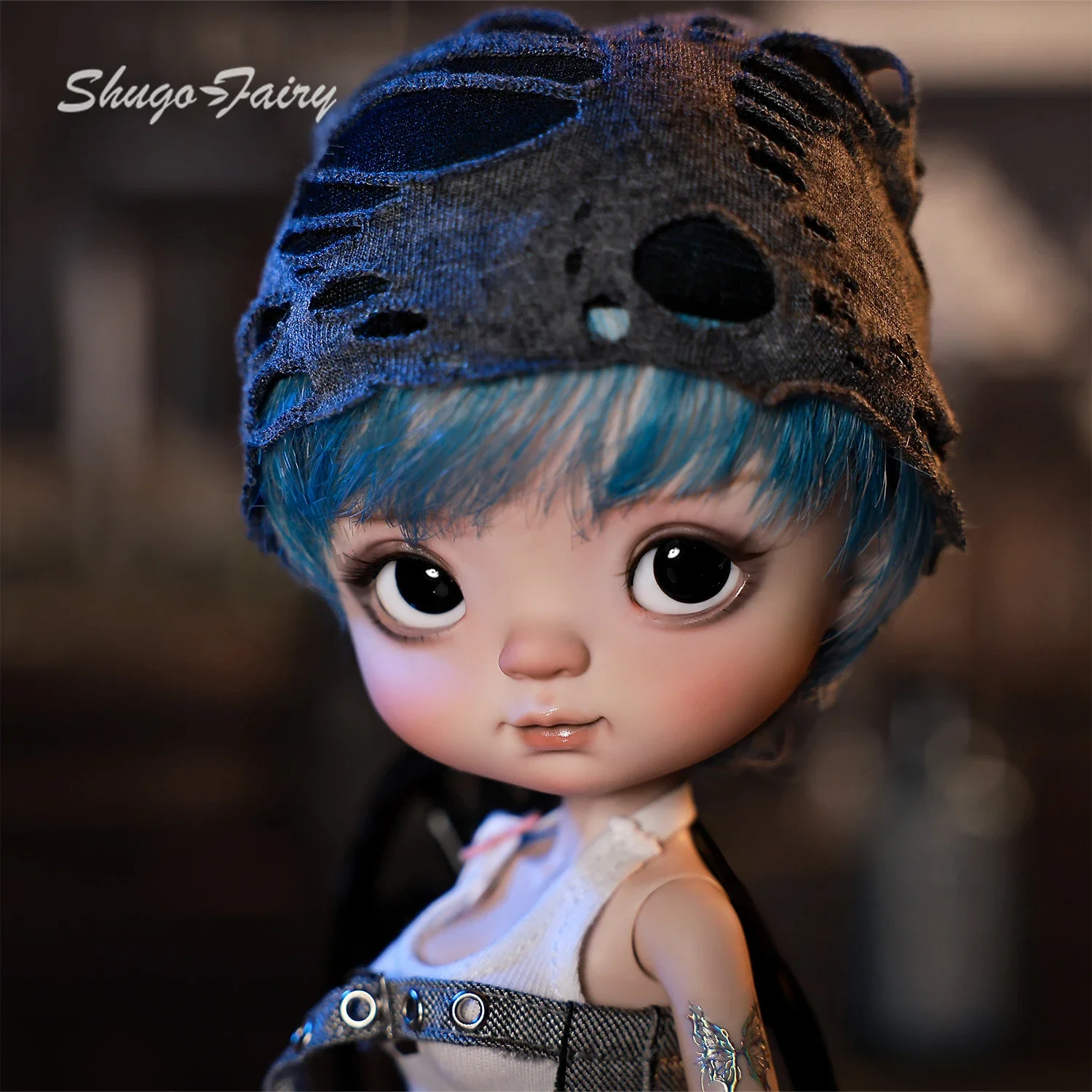 Shugafairy-lark y2k y2k関節人形、ビッグヘッドyinliボディ人形