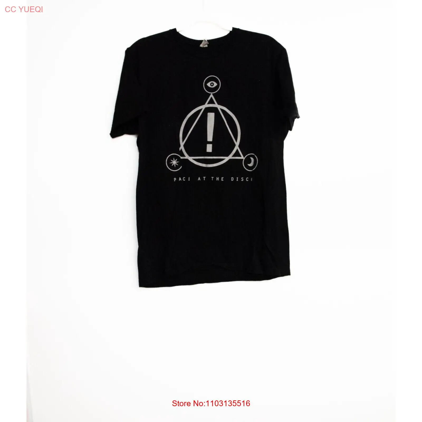 Panic! At The Disco Tシャツ ブラック 61wxYUrxFAL.jpg