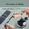 21PCS/SET Posture Correction M20 Fountain Pen Plastic Frosted Blue Red Green Nib Stationery Office School Supplies Writing Gift 4