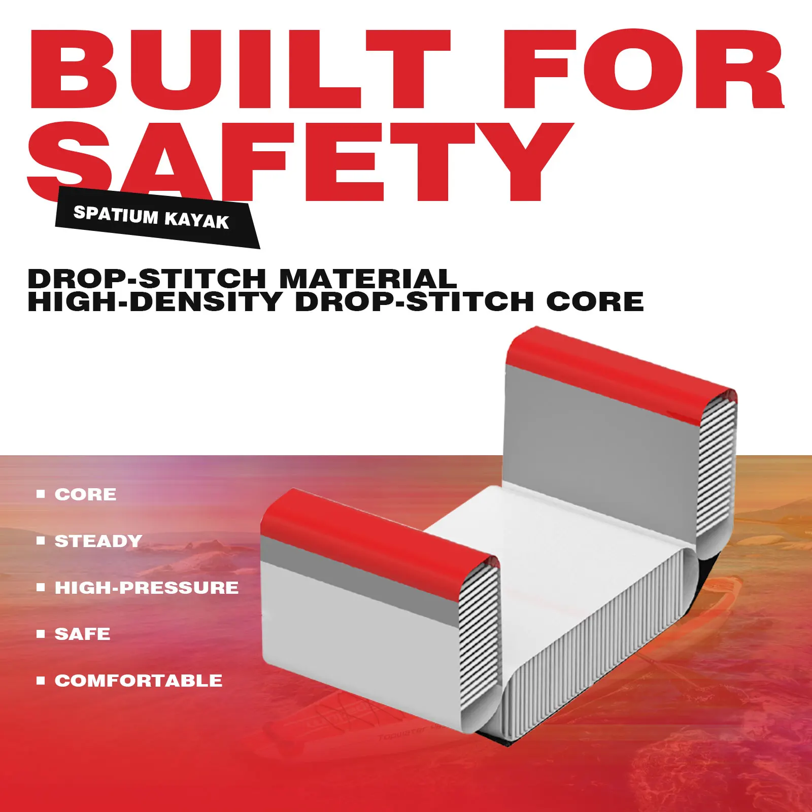 Spatium Inflatable Kayak Boat 3