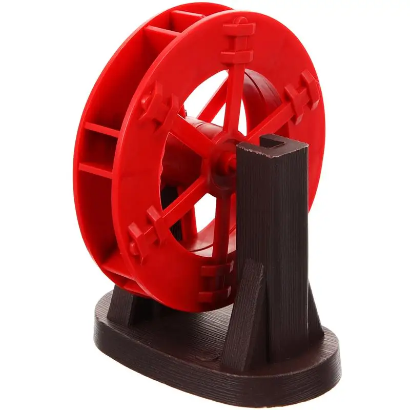 Aquarium Waterwheel Fish Tank Rockery Bonsai Water Plastic Waterwheel Bracket Set Landscaping Pool Wind Water Wheel