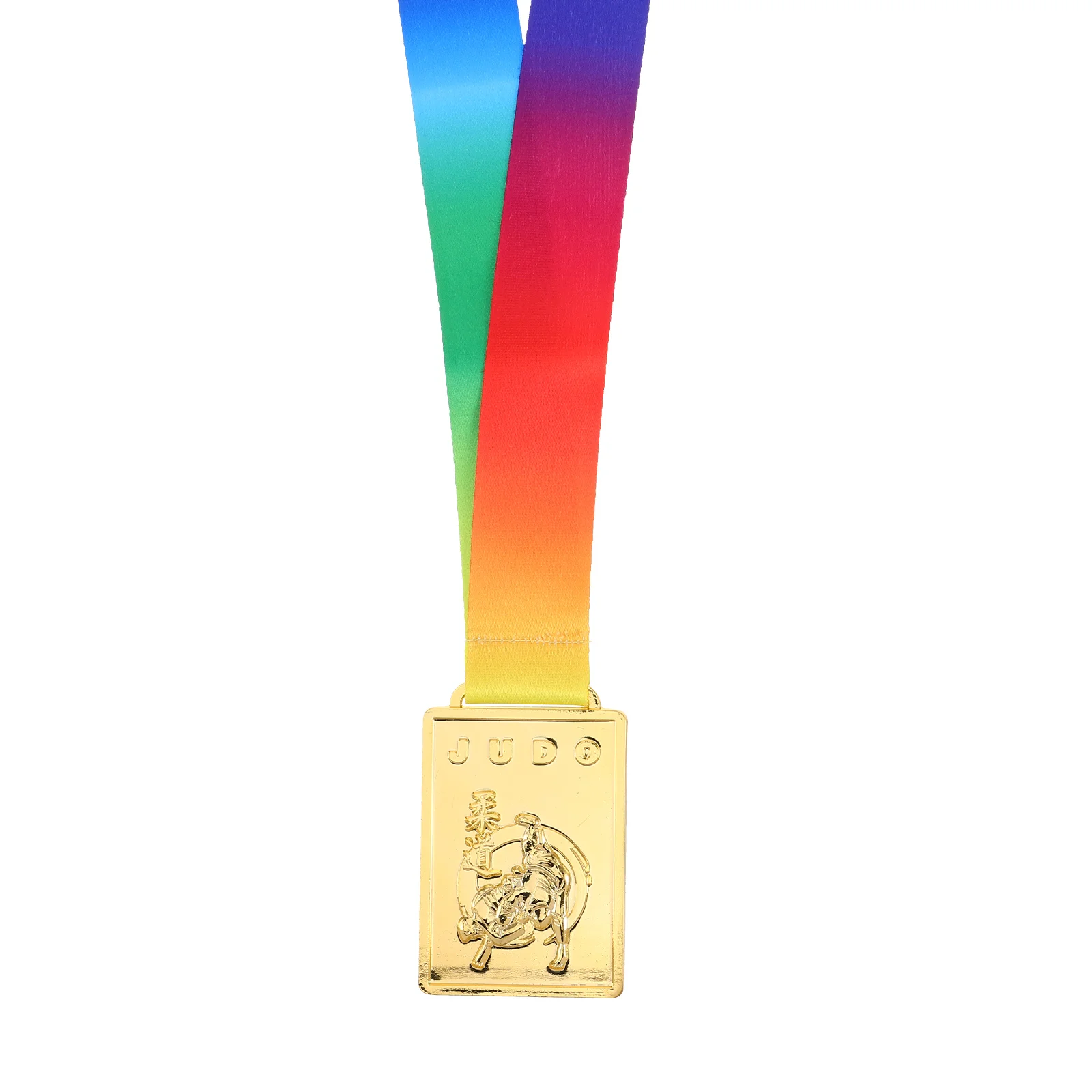 Metallic Judo Medal Durable Awards Souvenirs Gold Silver Bronze Medals Sports Game Awards Participation Award Team Sports