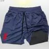 Anime Berserk 2 in 1 Breathable Stretch Men's Shorts Gym High Performance Double Layer Quick Dry Compression Men 5