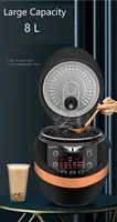 Pot de perles de 8l de haute qualité, magasin de thé au lait, Pot électrique bouillant, magasin de thé au lait, marmite de cuisson commerciale dédiée aux perles 4