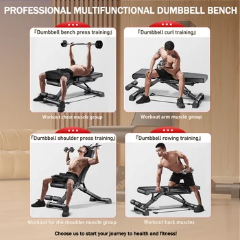 Adjustable Weight Bench for Full Body Workout Multifunctional Strength Training Dumbbell Bench Press Foldable 1000 lbs Capacity 5