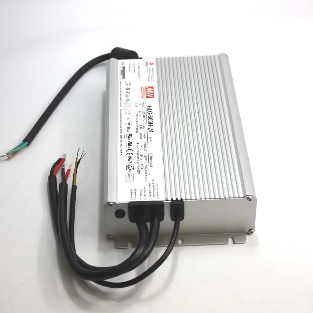 Meanwell HLG-600H-24 24V 600w led driver with constant voltage and constant current