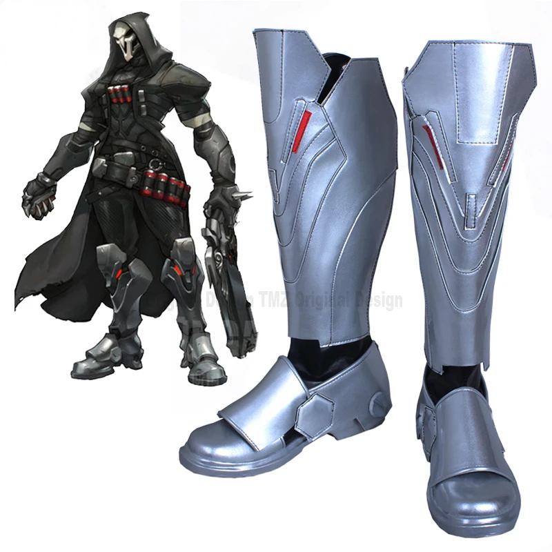 

OW Reaper Cosplay Shoes Boot Halloween Carnival Party Cosplay Costume Accessories