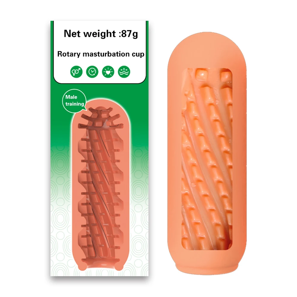 Male Portable Masturbator Cup Adult Sex Toys For Men Soft Vagina Anal Masturbator Sex Products For Men Mini Penis Trainer male masturbator anal sex toys