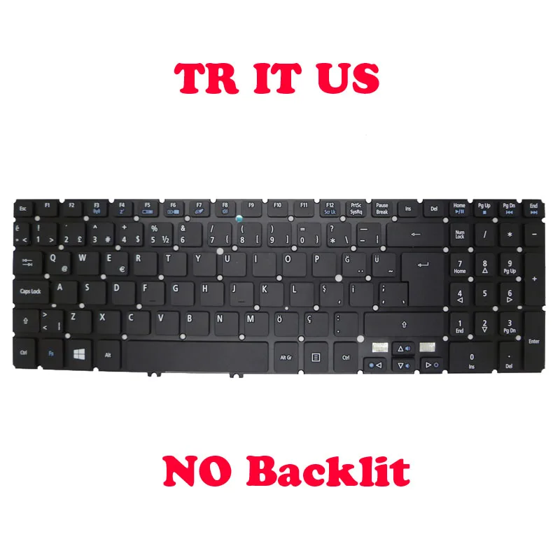 NW Russian RU Keyboard For Acer For Aspire AS V5-572 V5-572P V5-572G V5-572PG V5-573 V5-573P V5-573G V5-573PG NO Frame & Backlit